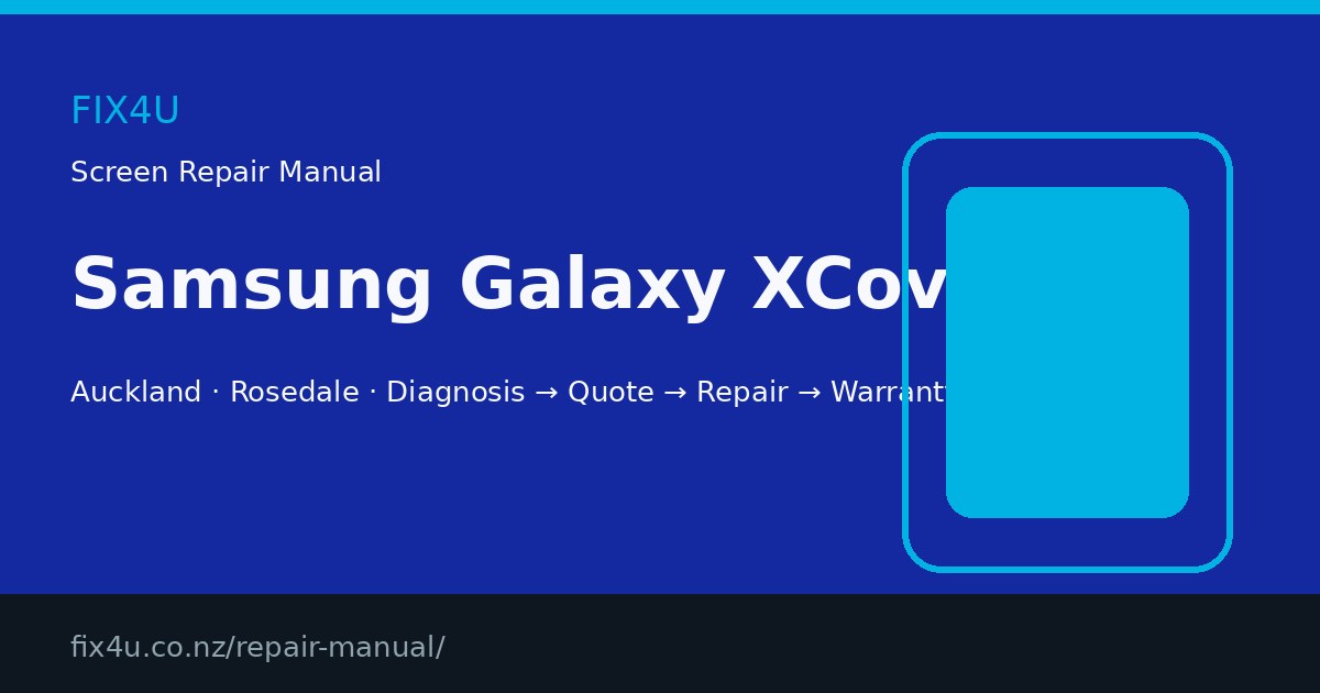 Samsung Galaxy XCover 7 Screen Repair Manual