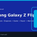 Samsung Galaxy Z Flip7 FE screen repair manual — FIX4U Auckland