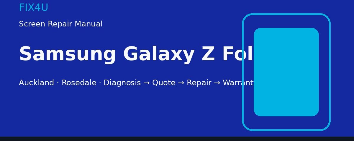 Samsung Galaxy Z Fold4 Screen Repair Manual | FIX4U Samsung Galaxy Z Fold4 screen repair manual — FIX4U Auckland